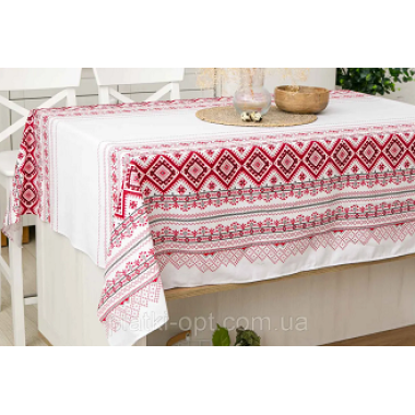 Набір скатертина 180х150, рушник кухня 33х75 6шт. кор