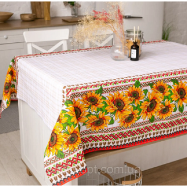 Набір скатертина 180х150, серветка кухня 35х55 12шт. хтр
