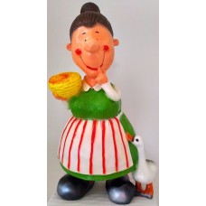 п Бабка з гусаком висота 60см (3.104)