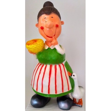 п Бабка з гусаком висота 60см (3.104)