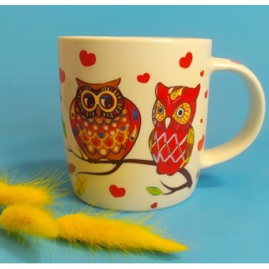 Чашка 360мл Закохані 2183-4