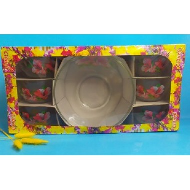 Набір Салатників 7 предметів скло