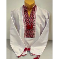 Сорочка вишита чоловіча 39р червоно-чорний,домоткане